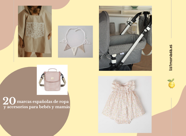 20 marcas españolas de ropa y accesorios para bebés y mamás